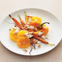 Roasted Sweet Peppers and Carrots with Orange and Hazelnuts image