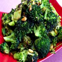 Broccoli Roasted With Garlic, Chipotle Peppers and Pine Nuts_image