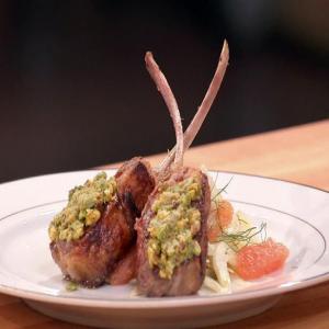Seared Rack of Lamb with Pistachio Tapenade_image