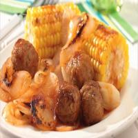 Grilled Honey-Barbecue Meatball Foil Packs image