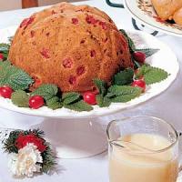 Steamed Cranberry Pudding with Hard Sauce_image