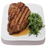 Grilled Pork Porterhouse With an Apple-Maple-Ginger Sauce image