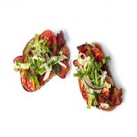 Open-Faced Roasted Tomato BLTs image