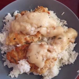 Chicken with Rice and Gravy_image