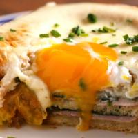 Egg-In-Hole Layered Breakfast Bake Recipe by Tasty image