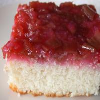 Easy Rhubarb Upside Down Cake image