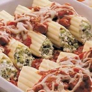 Sausage Broccoli Manicotti_image