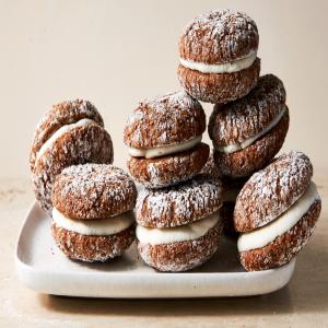 Coconut-Sugar Crinkle Cookie Sandwiches image