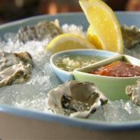 Raw Oysters on the Half Shell with Cucumber Mignonette image