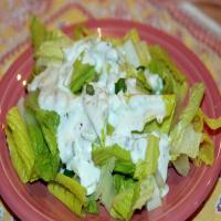 Iceberg Wedges With Creamy Blue Cheese Dressing image