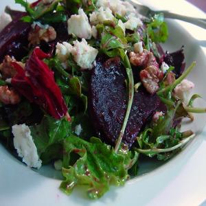 Roasted Beet Salad With Raspberry Balsamic Vinaigrette image