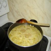 Creamy Homemade Chicken Noodle Soup image