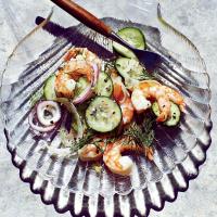 Shrimp Salad with Cucumber and Fennel image