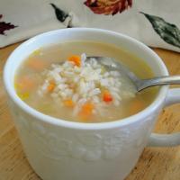 Vegetable and Rice Soup image