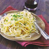 spaghetti with lemon sauce_image