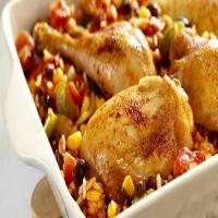 Skinny Chicken, Rice, and Beans Bake image