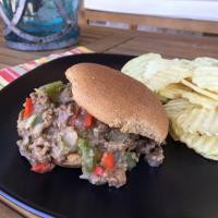 Philly Cheese Steak Sloppy Joes image