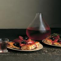 Roasted Red Pear and Grape Bread with Thyme_image