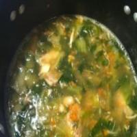 Easy Chicken White Bean Escarole Soup image
