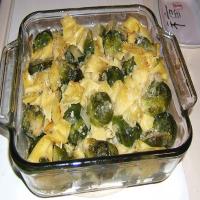 Brussels Sprouts With Egg Noodles_image