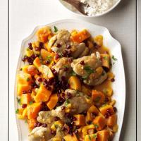 Chicken with Sugar Pumpkins & Apricots image