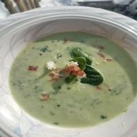 Spinach and Blue Cheese Soup_image