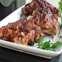 Fall off the Bone Barbecued Baby Back Ribs image