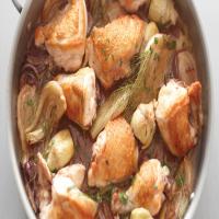 Chicken, Fennel, and Artichoke Fricassee image