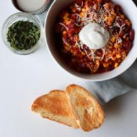 Homemade Ranch Sour Cream with Corn Chili_image