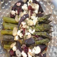 Roasted Fresh Asparagus, Beets, and Goat Cheese Medley_image