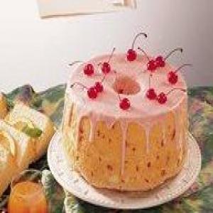 Low-Fat Cherry-Almond Angel Cake_image