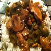 CHICKEN W/GRN PEPPERS IN BLACK BEAN SAUCE_image