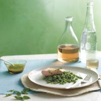 Crushed Peas with Poached Salmon_image