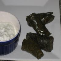 Dolmas-Grape Leaves Stuffed With Fragrant Rice image