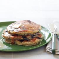 Blueberry-Flax Buttermilk Pancakes image
