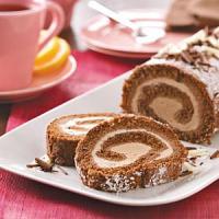 Mocha Ice Cream Cake Roll image