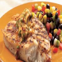 Grilled Halibut with Chipotle Butter image