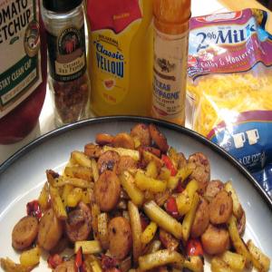 Hot Dog and Fries Hash With Variations_image