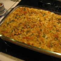 Mac and Cheese Casserole with Imitation Crab image