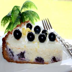 Tangy Lemon Blueberry Cheesecake image