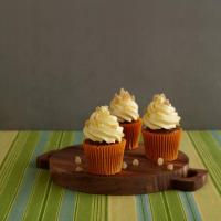 Gingerbread Cupcakes With Caramelized Mango Buttercream image