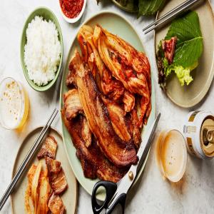 Grilled Pork Belly and Kimchi image