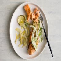Roasted Salmon With Fennel and Lime image