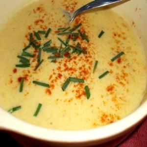 Cheddar Butternut Squash Soup, Lightened Up!_image