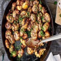 Grilled Potatoes With Red Miso Butter_image