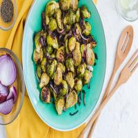 Roasted Brussels Sprouts and Red Onions image