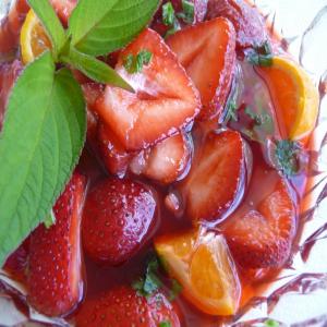 Fresh Strawberries With Campari_image