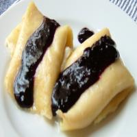 Crêpes With Blueberry Coulis (Crepes) image