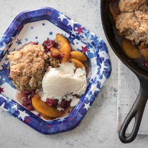 Grilled Peach Cobbler from Dixie_image