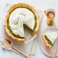 Coconut Matcha-Cream Pie image